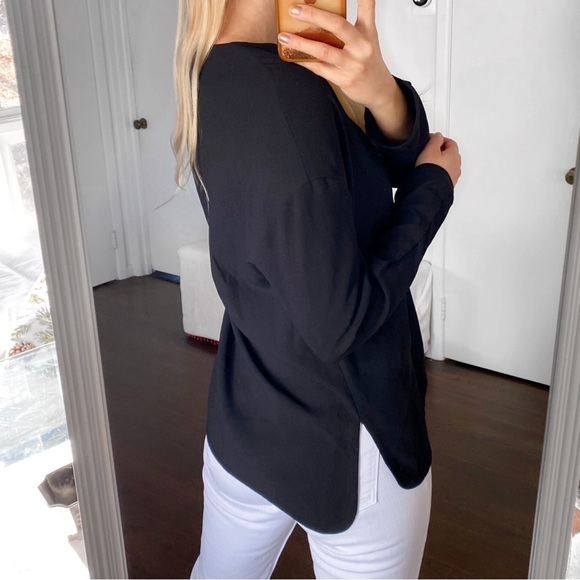 🖤 ZARA BLACK BASIC LOOSE FIT BLOUSE! - Picture 4 of 13